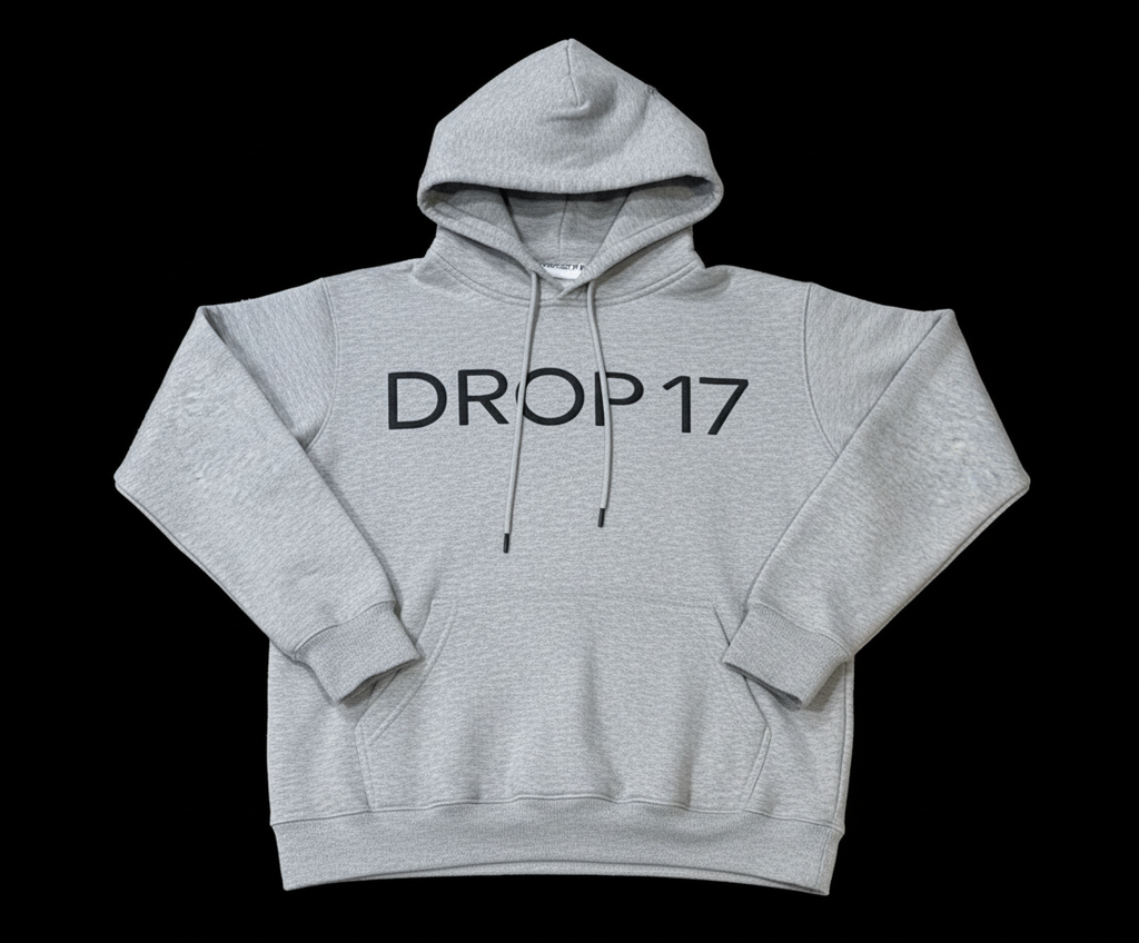 DROP17 Orbit Core Hoodie — Grey