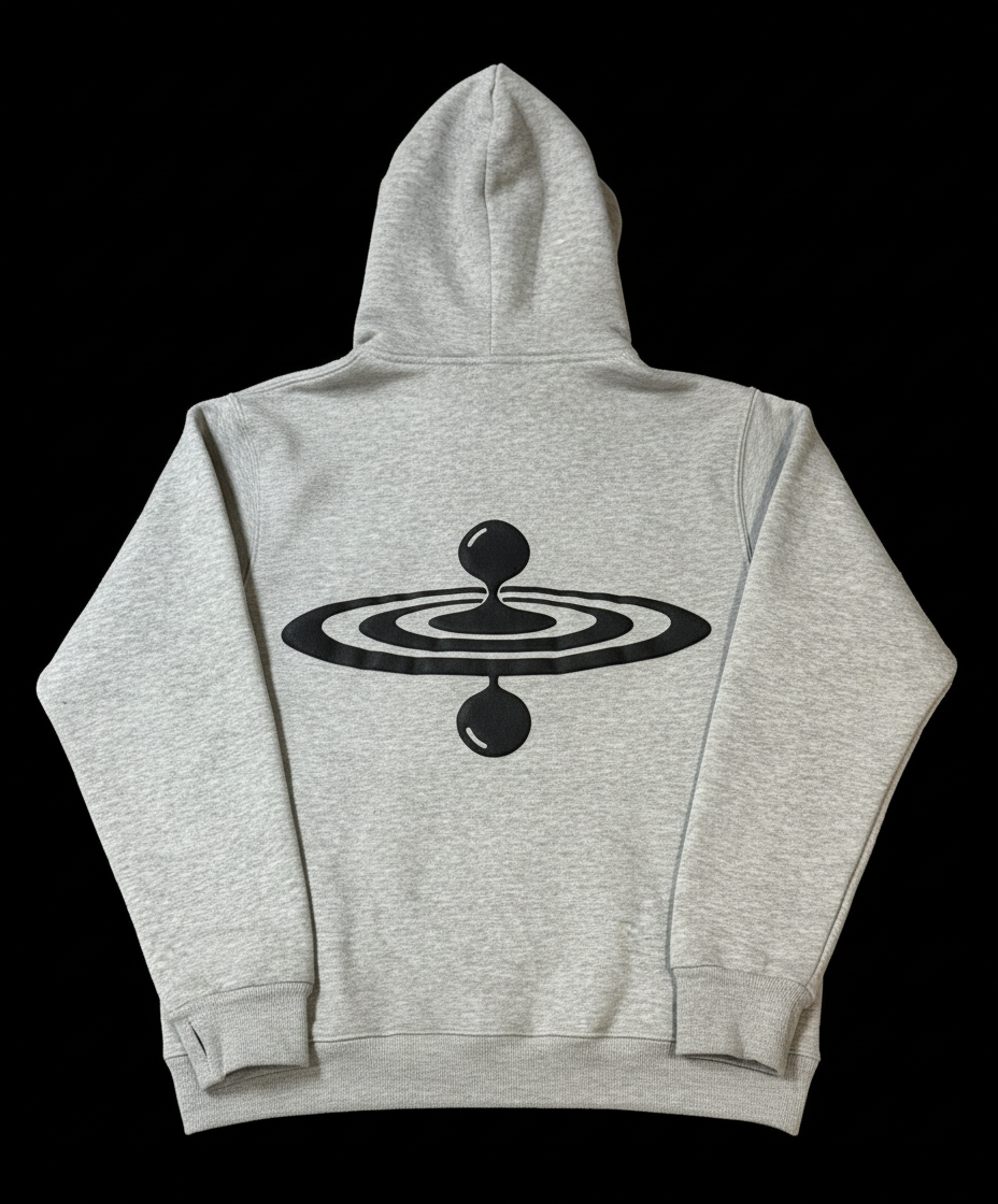 DROP17 Orbit Core Hoodie — White