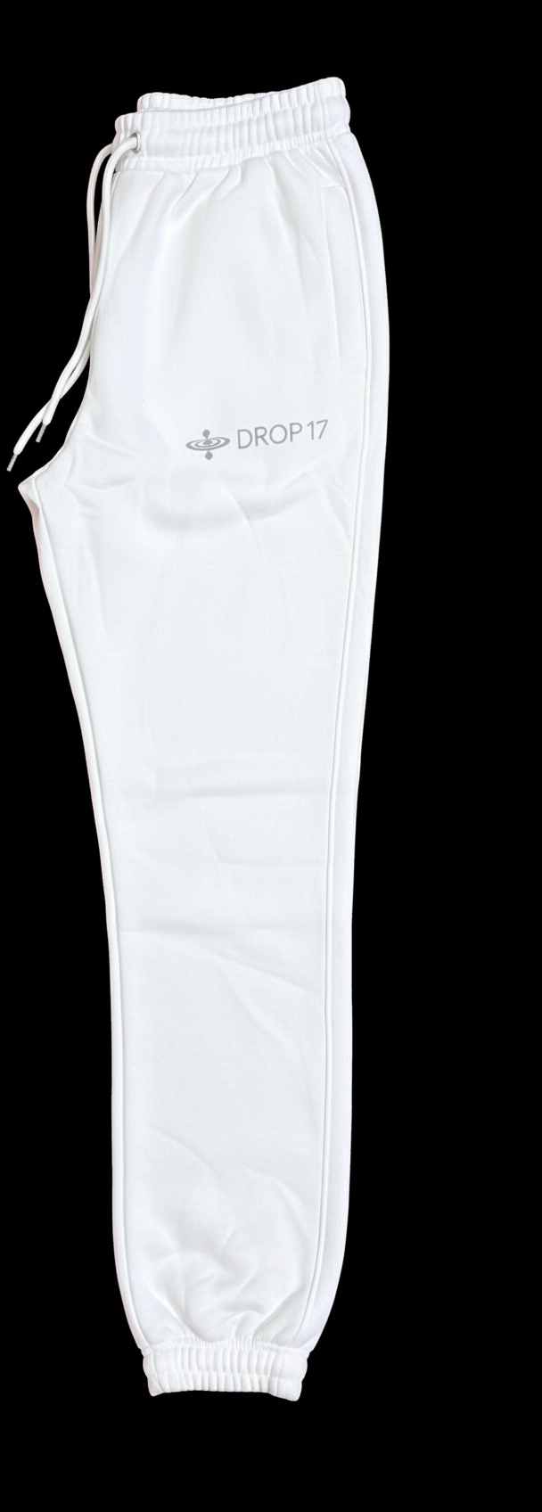 DROP17 Orbit Core Joggers — White