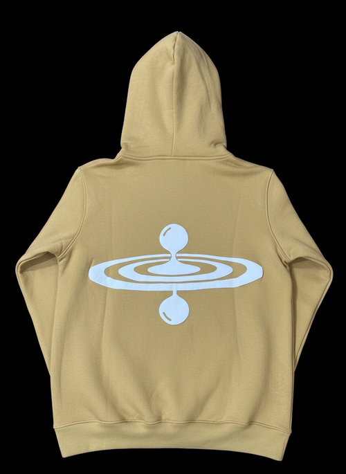 DROP17 Orbit Core Hoodie — Beige